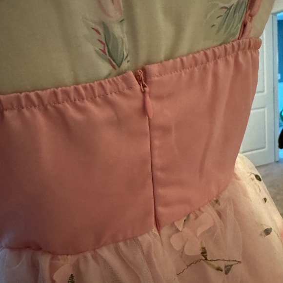 Shein Pink flower and bow dress - Picture 3 of 4